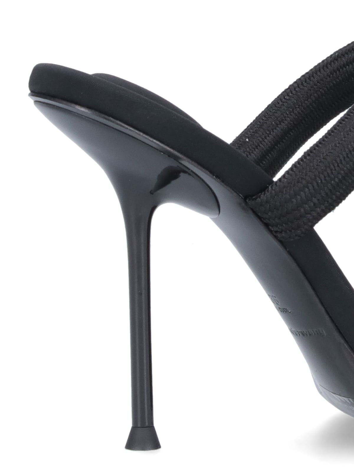Alexander Wang With Heel Black Upper: Nylon