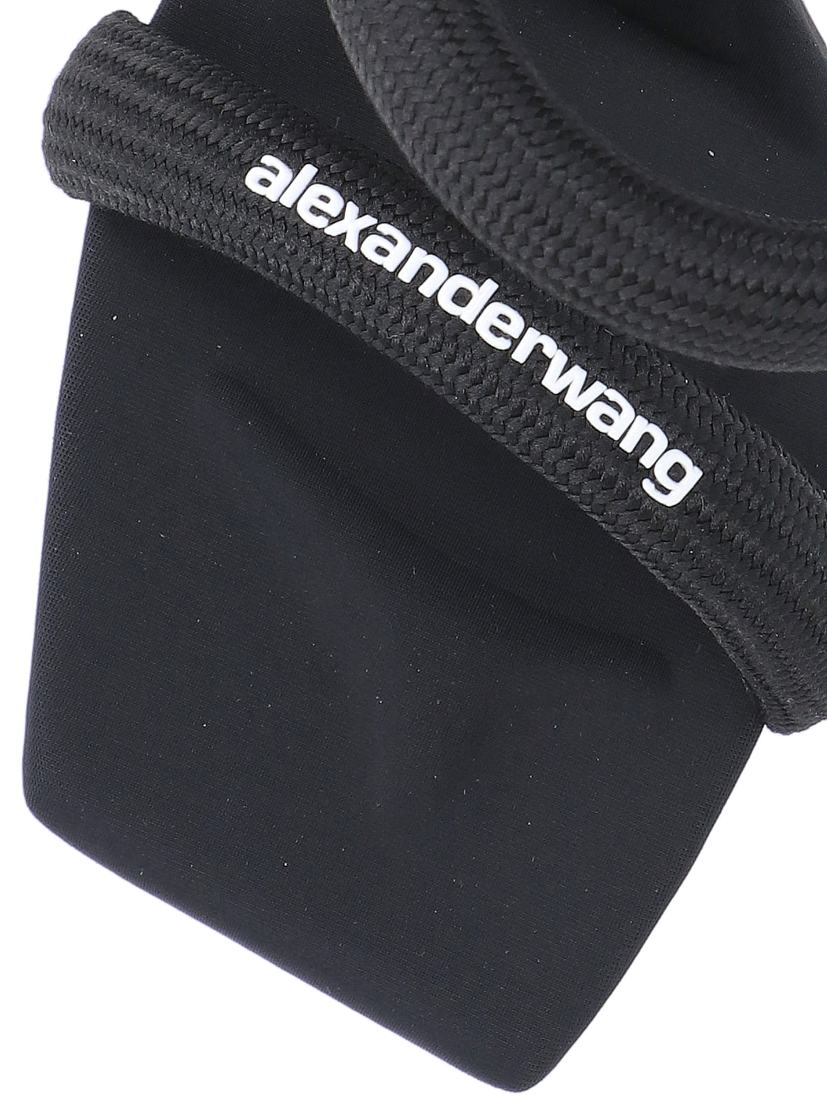 Alexander Wang With Heel Black Upper: Nylon