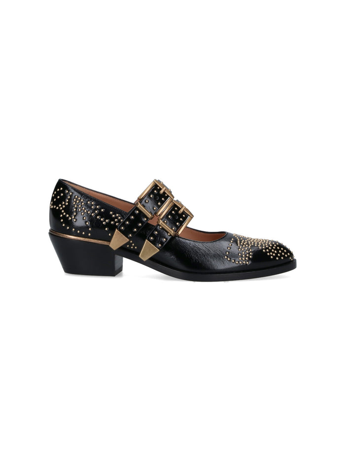 Chloè With Heel Black Upper: Calf Leather