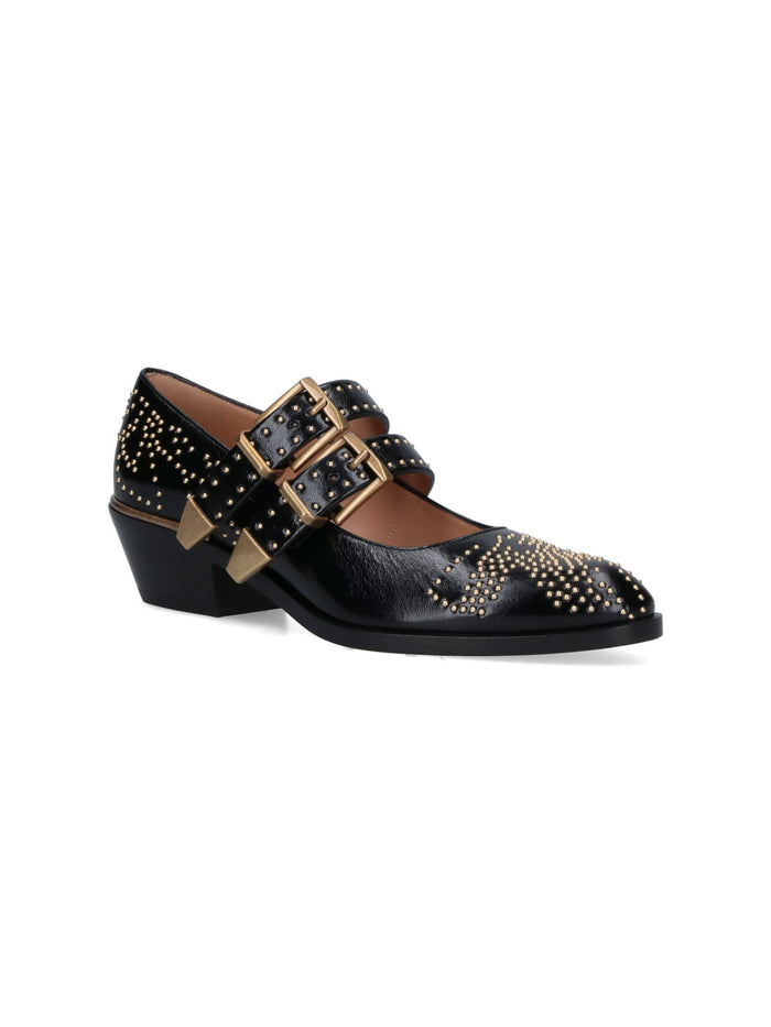 Chloè With Heel Black Upper: Calf Leather