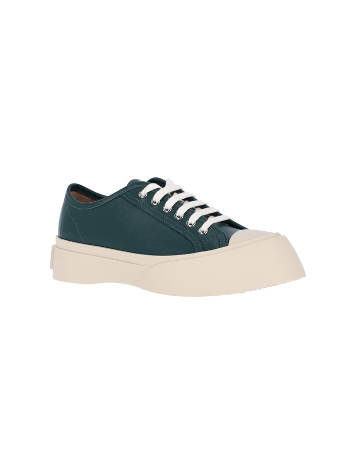 Marni Sneakers Green Upper: Calf Leather