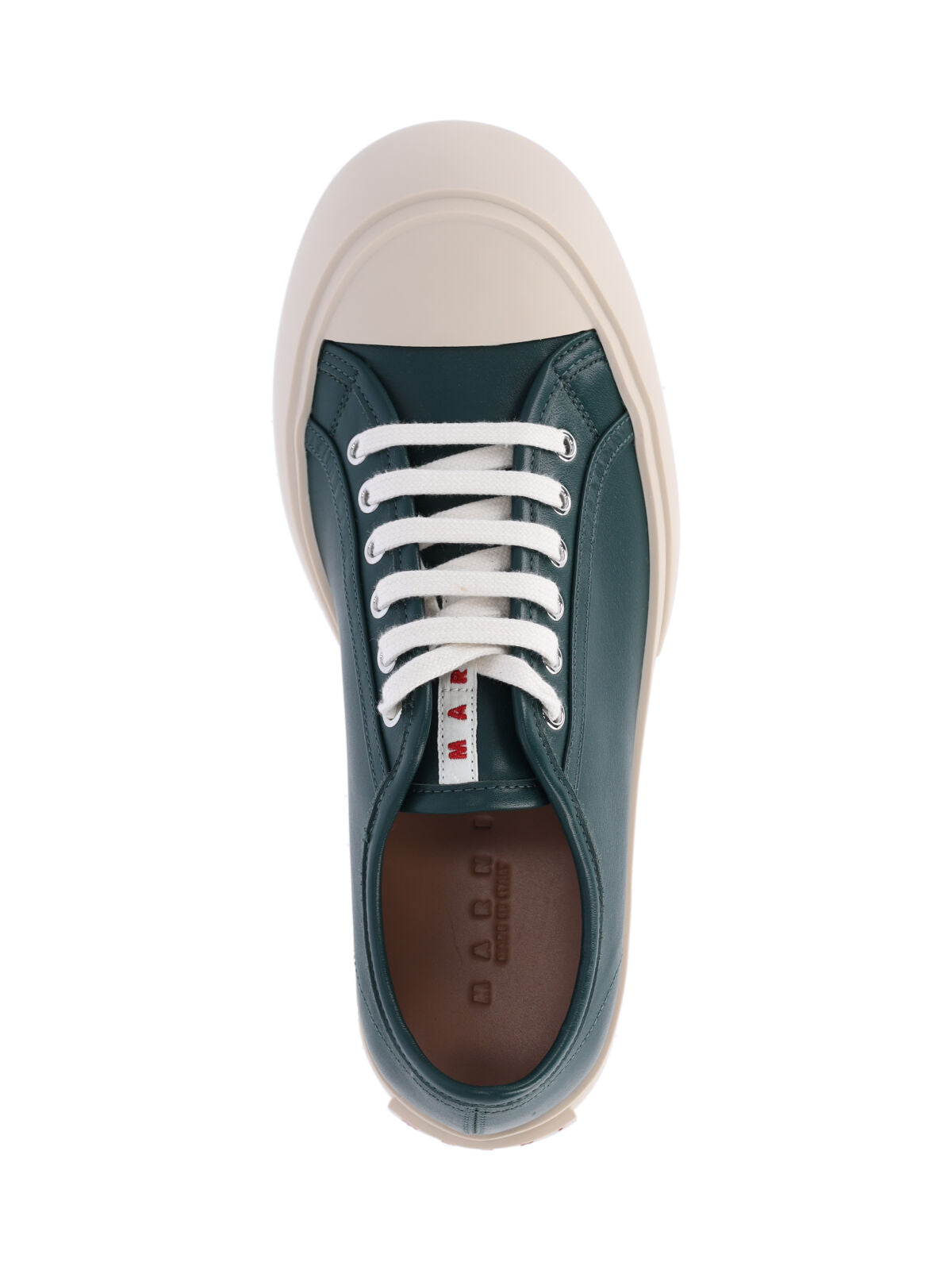 Marni Sneakers Green Upper: Calf Leather