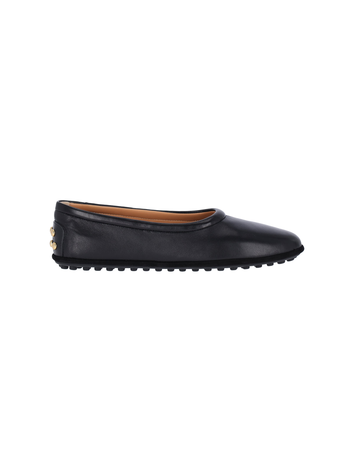 Tods Flat shoes Black Outer: Lamb Leather