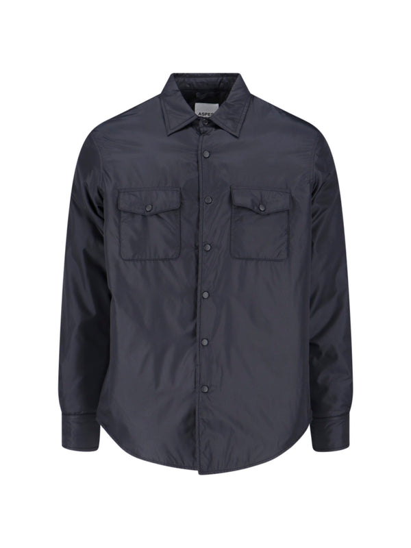Aspesi 100% Polyamide jacket in navy