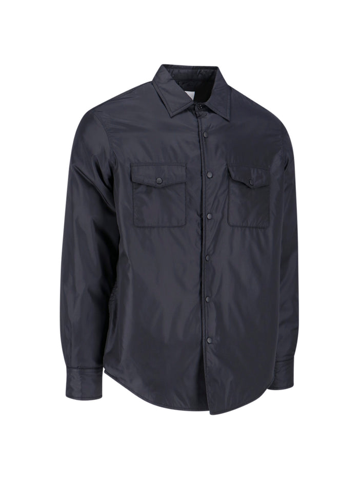 Aspesi Shirts Black Polyamide