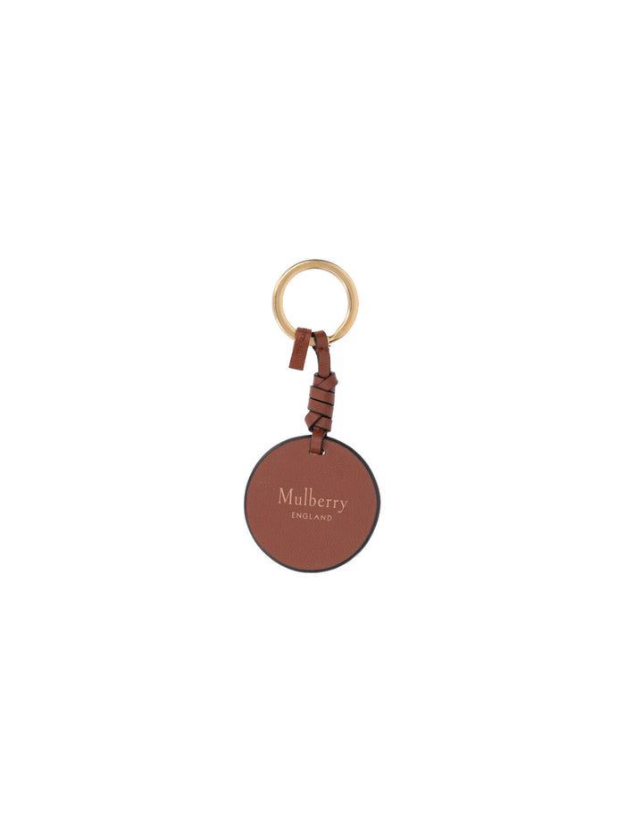 Mulberry Keychains Brown Bovine Leather