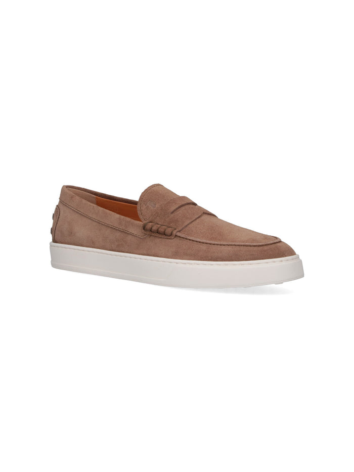 Tods Flat shoes Brown Outer: Calf Leather