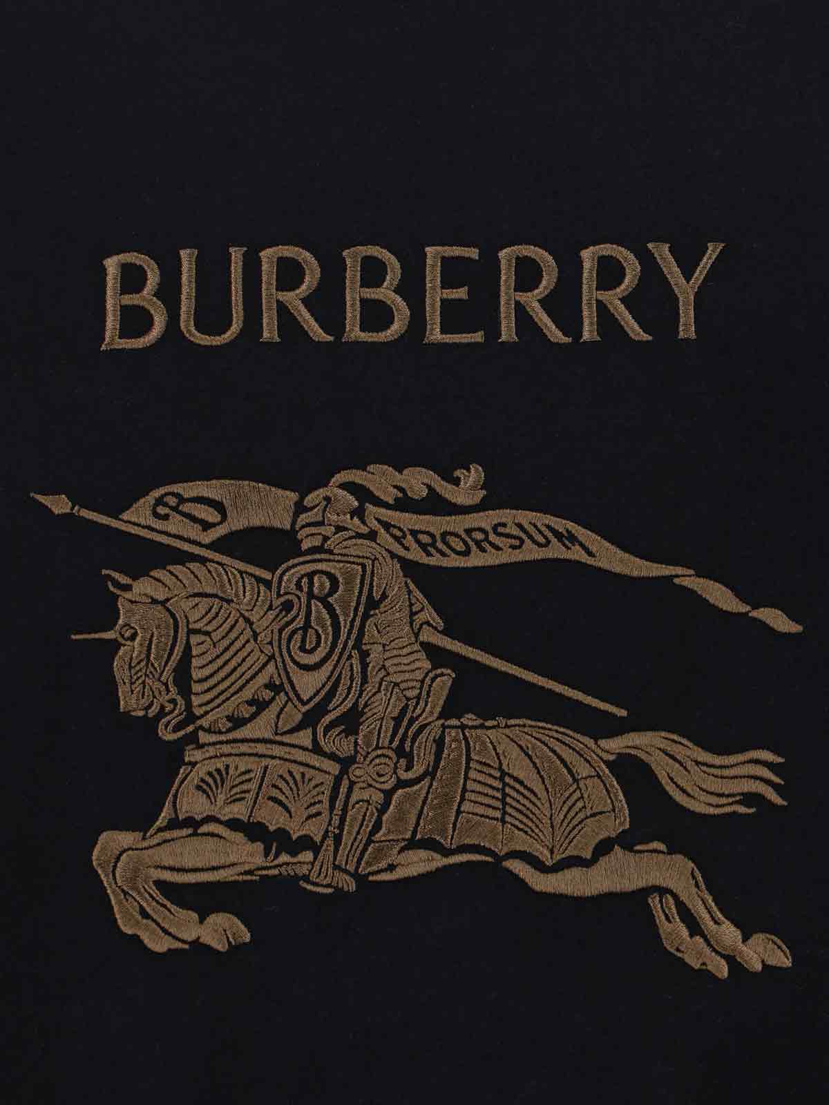 Burberry T-shirts and Polos Black Cotton