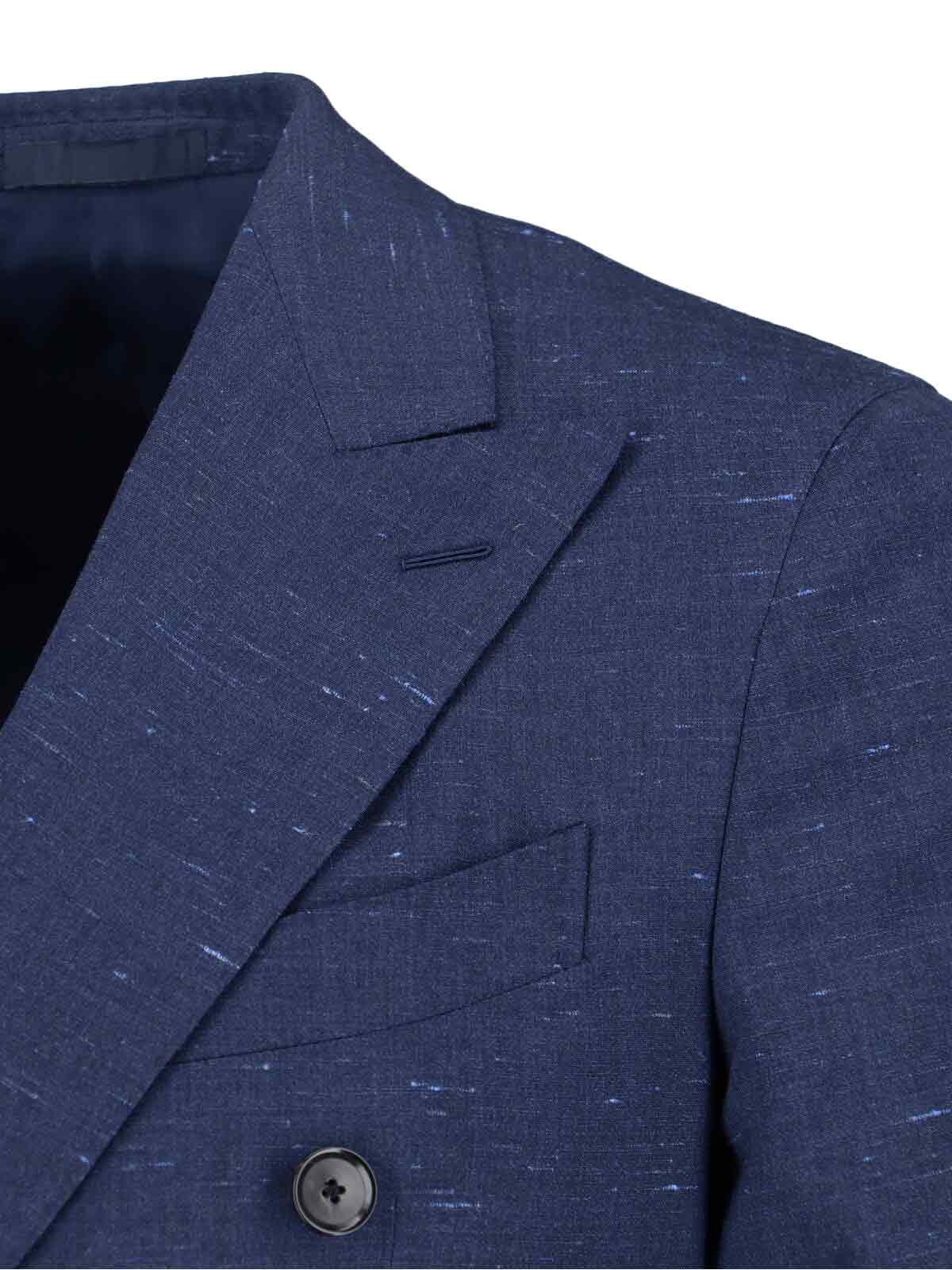 Caruso Jackets Blue Wool
