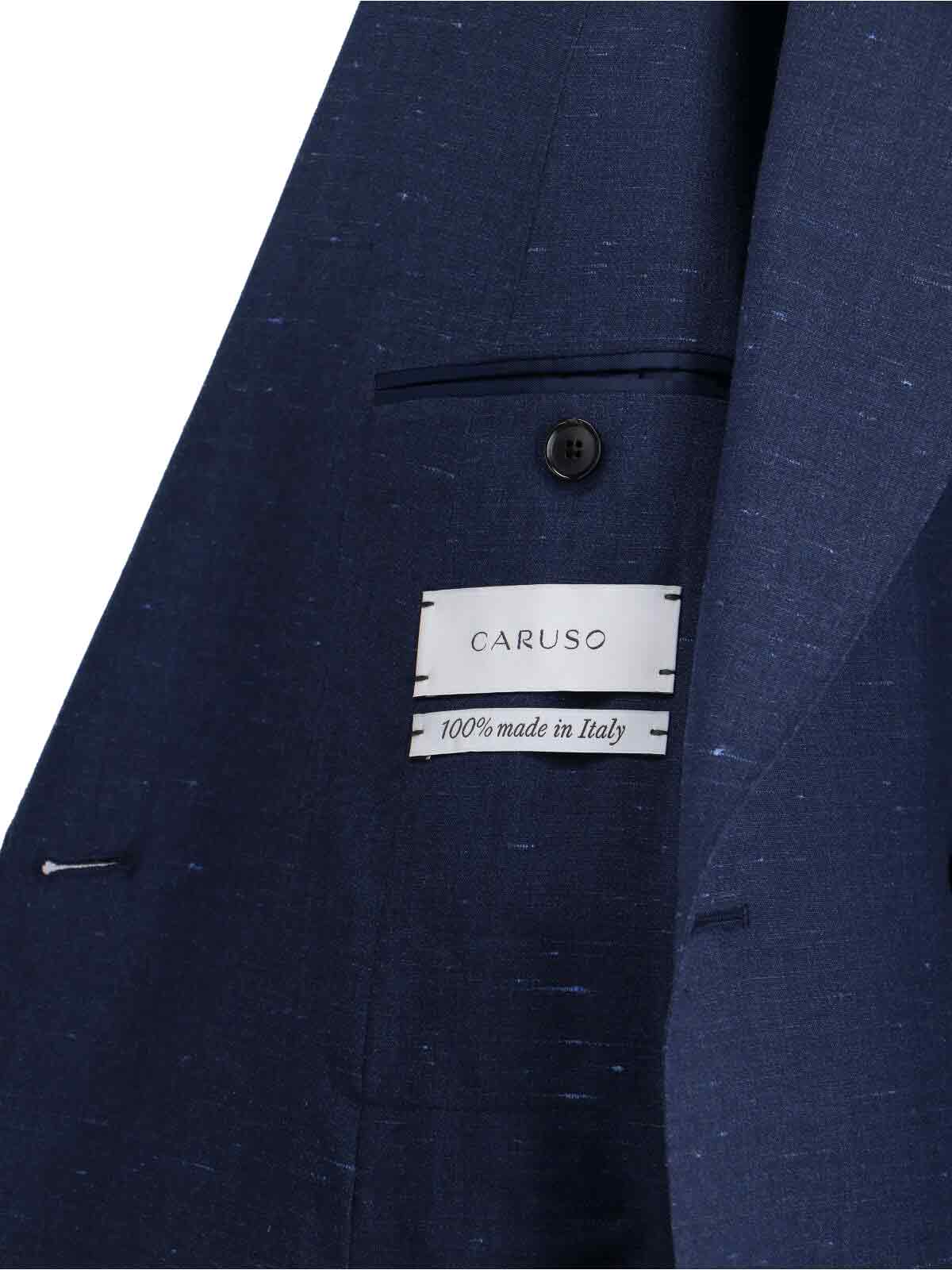 Caruso Jackets Blue Wool