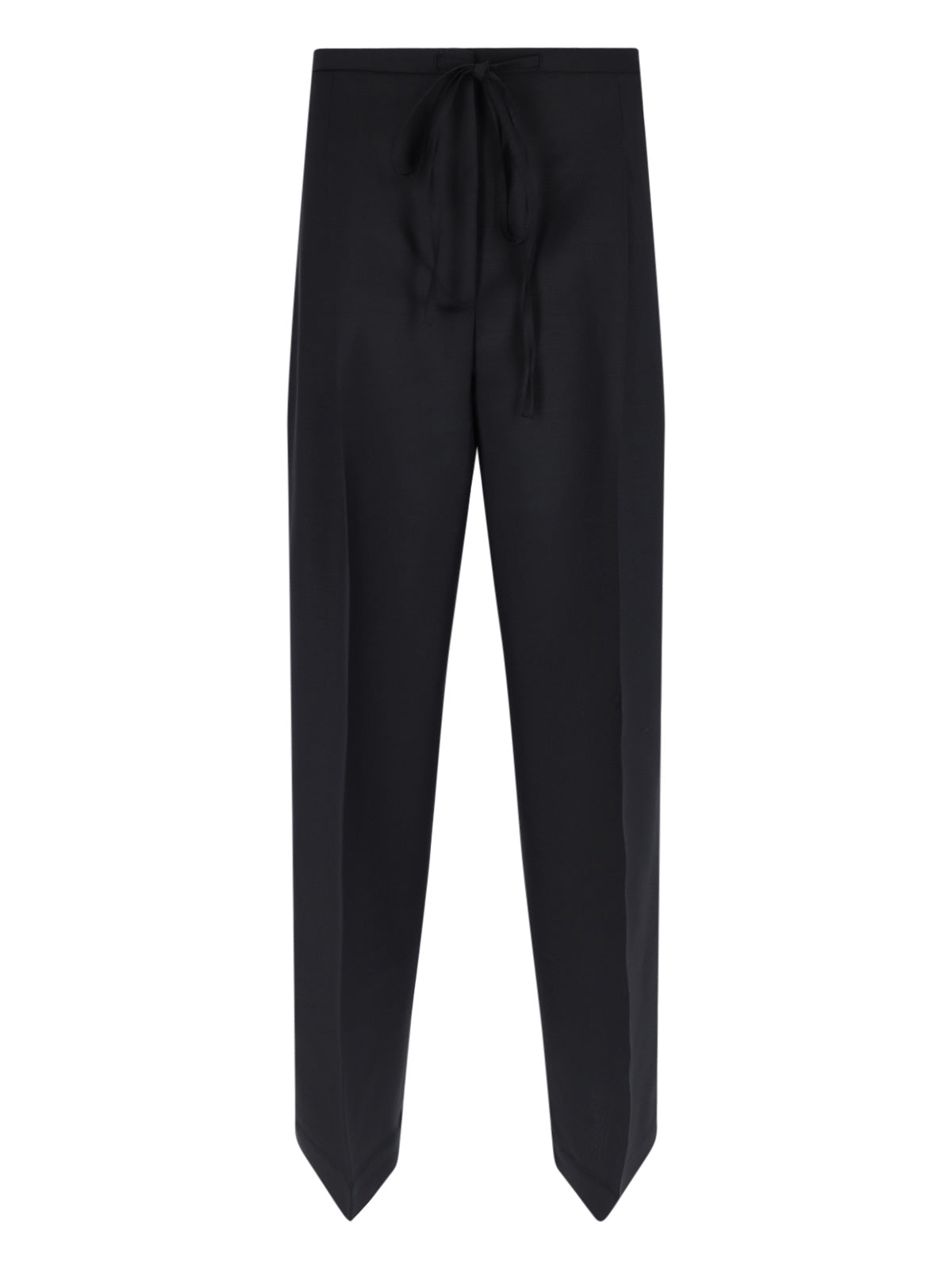 ROHE Trousers Black Virgin Wool