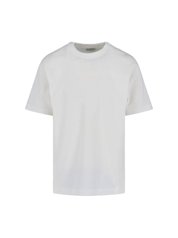 Burberry 100% Cotton t-shirt in white