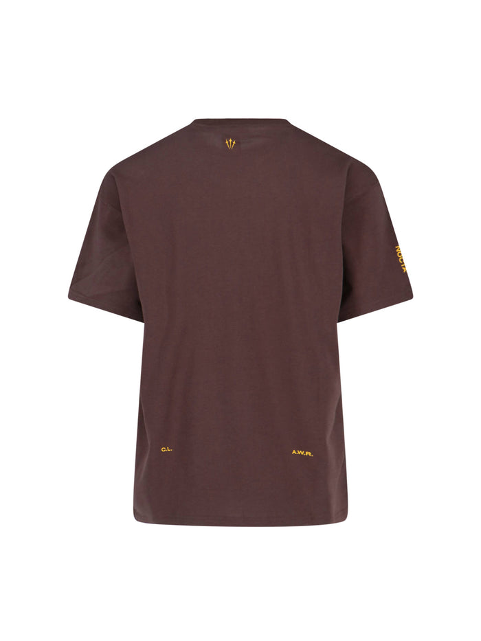 Nike T-shirts and Polos Brown Cotton