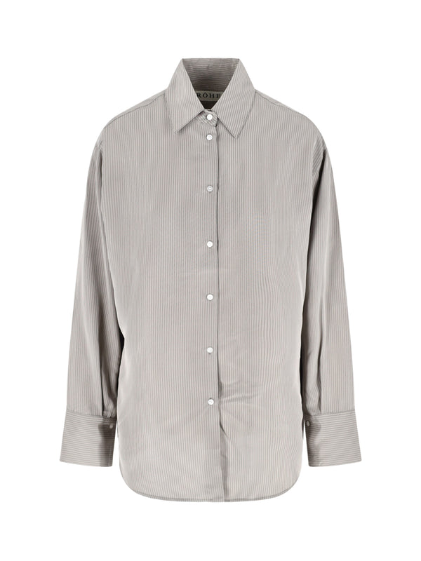 Rohe 100% viscose shirt in gray
