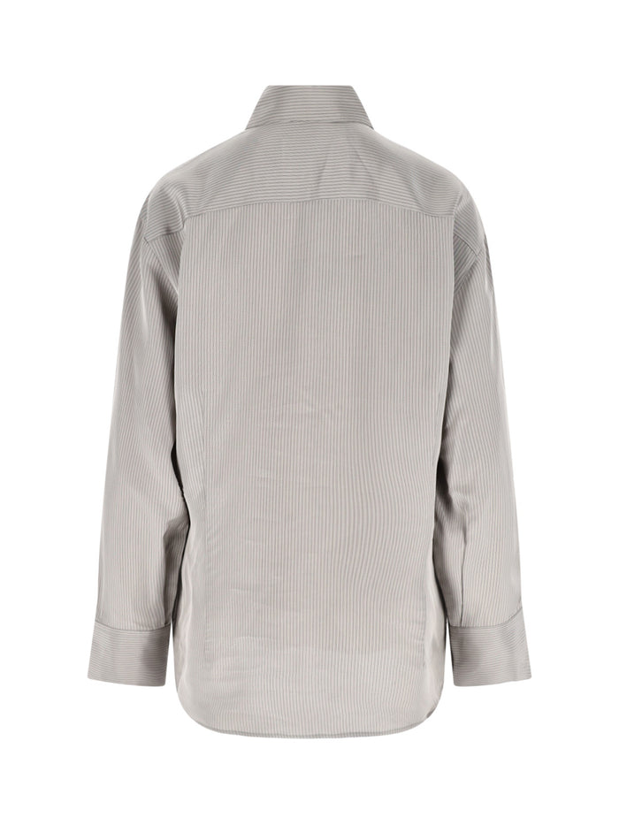 ROHE Shirts Grey Viscose