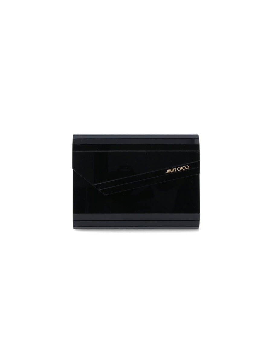Jimmy Choo Outer: 80% Plexy clutch in black