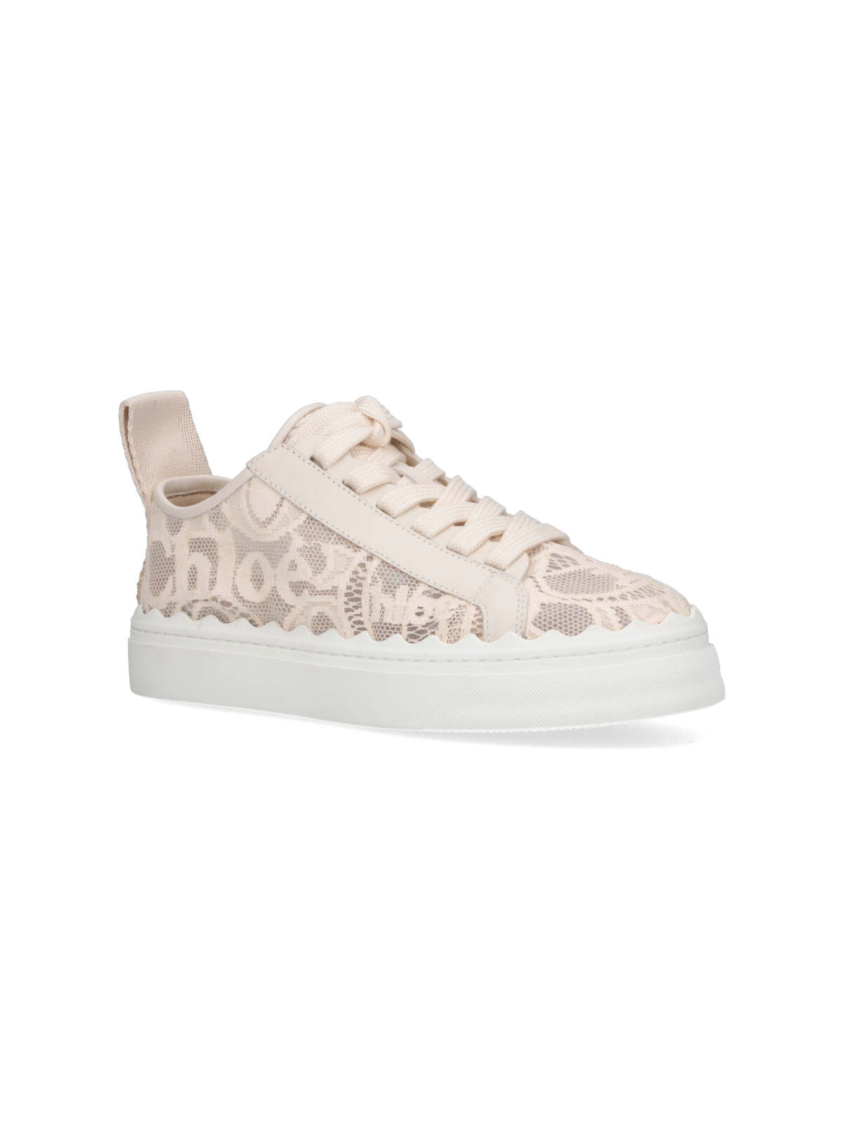 Chloè Sneakers Beige Upper: Polyamide