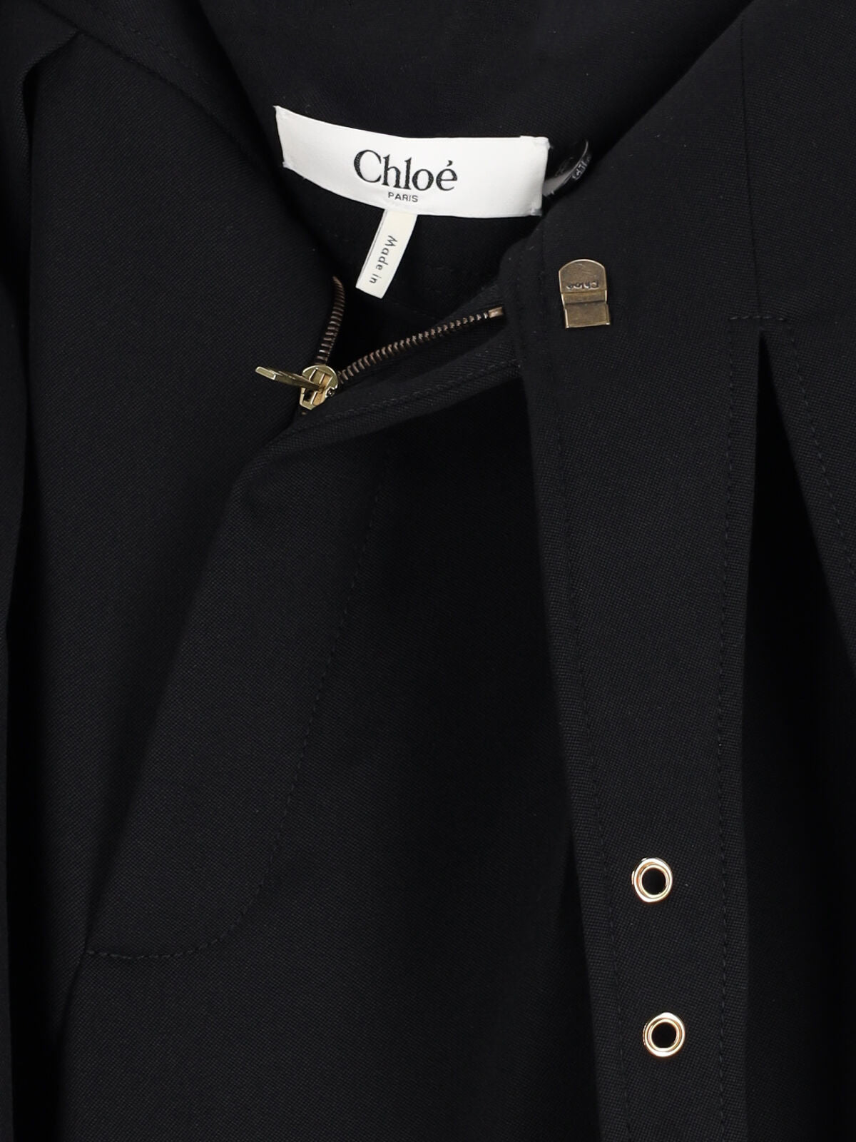 Chloè Trousers Black Outer Shell: Virgin Wool