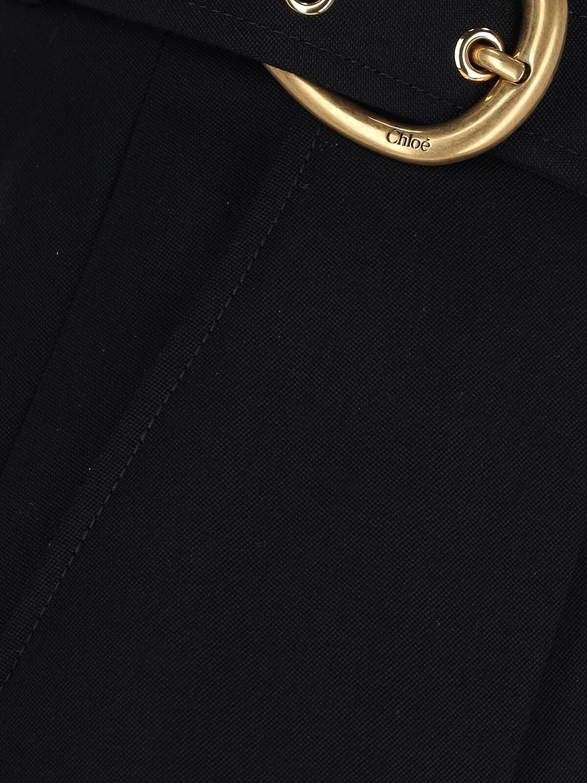 Chloè Trousers Black Outer Shell: Virgin Wool