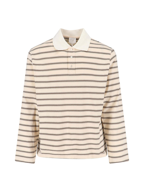 A.P.C. 50% Organic Cotton polo shirt in cream