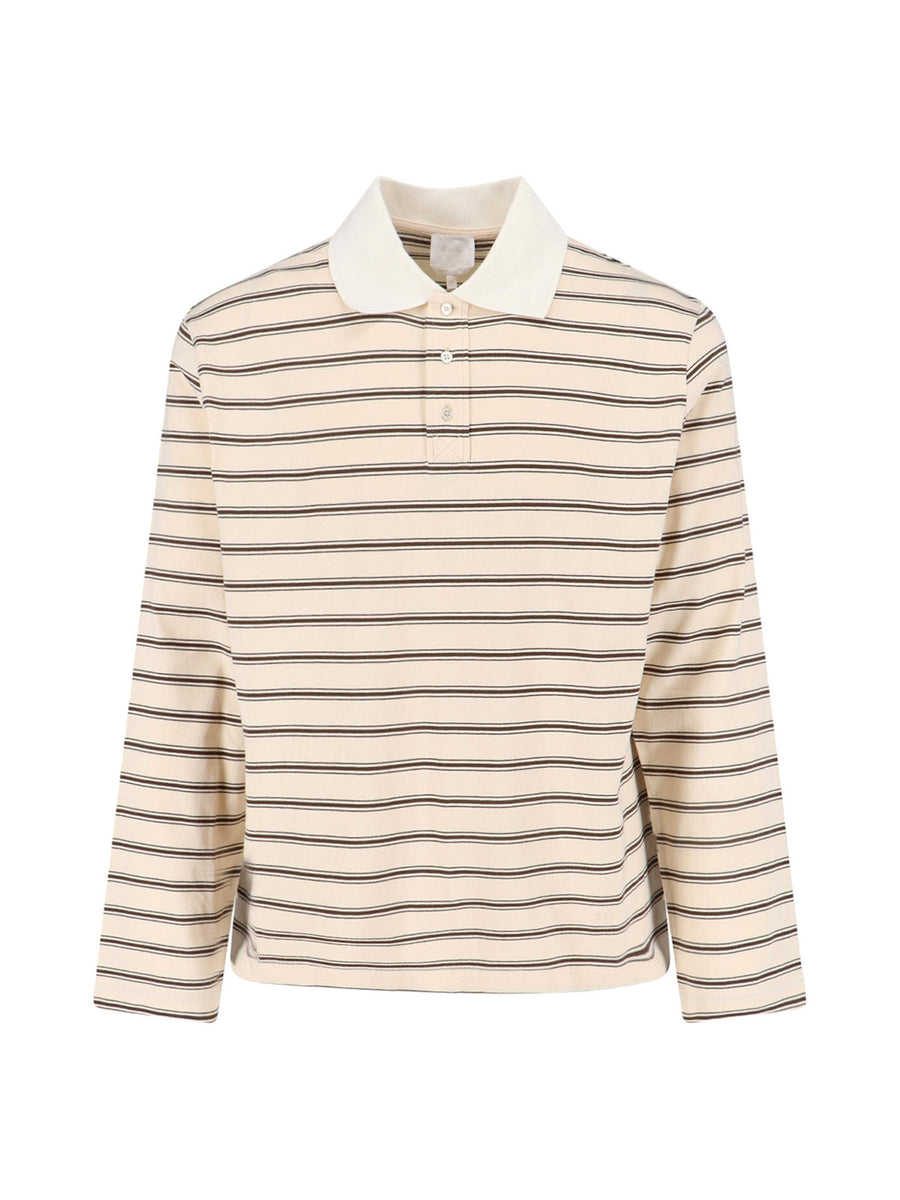 A.P.C. 50% Organic Cotton polo shirt in cream