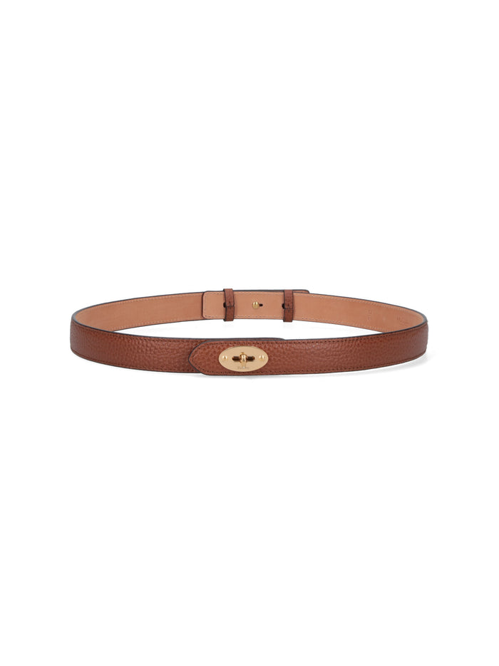 Mulberry Belts Brown Bovine Leather