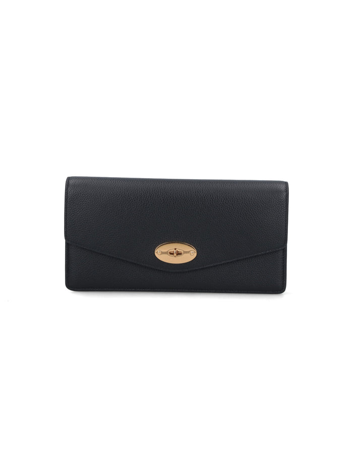Mulberry Wallets Black Bovine Leather