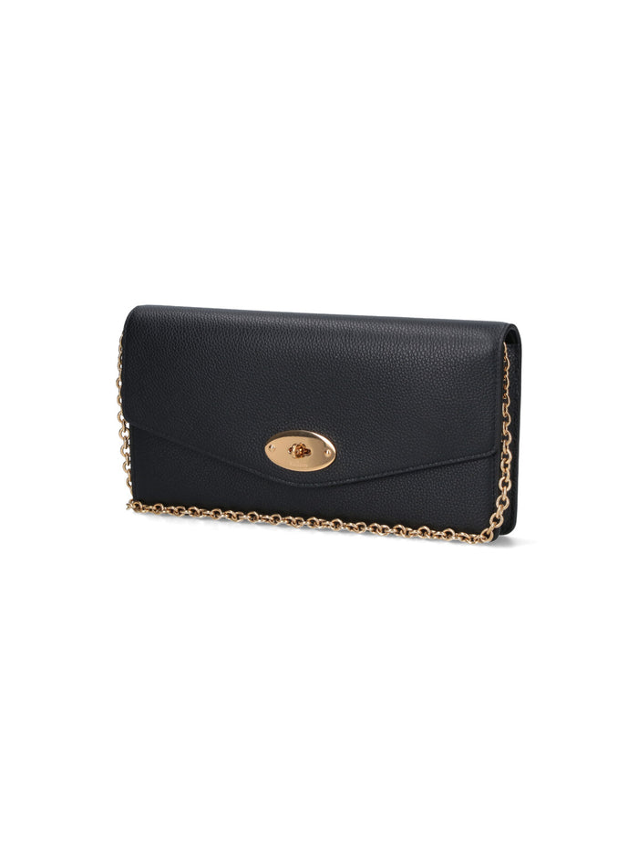 Mulberry Wallets Black Bovine Leather