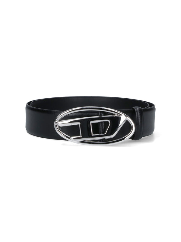 Diesel 100% Leather belt in black