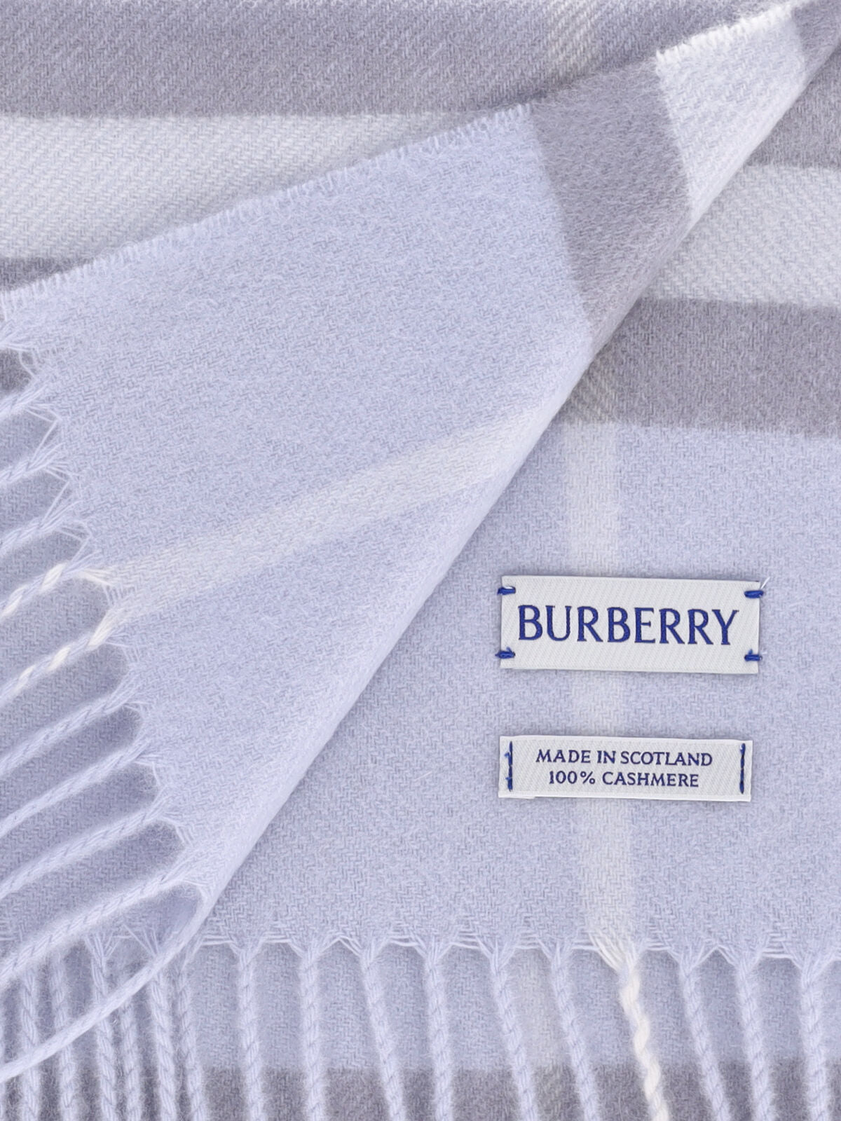 Burberry Scarfs Blue Cashmere