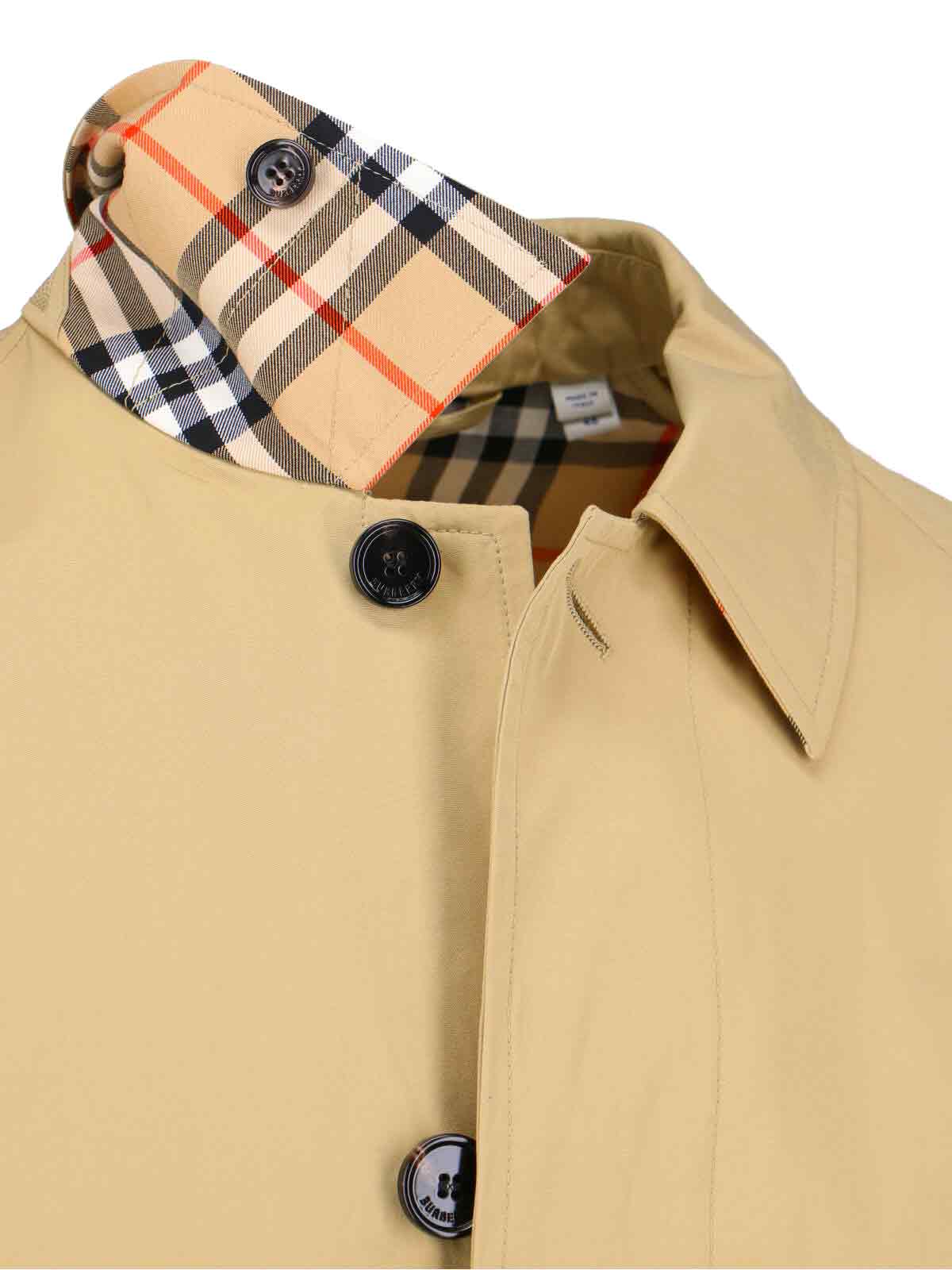 Burberry Jackets Beige Cotton