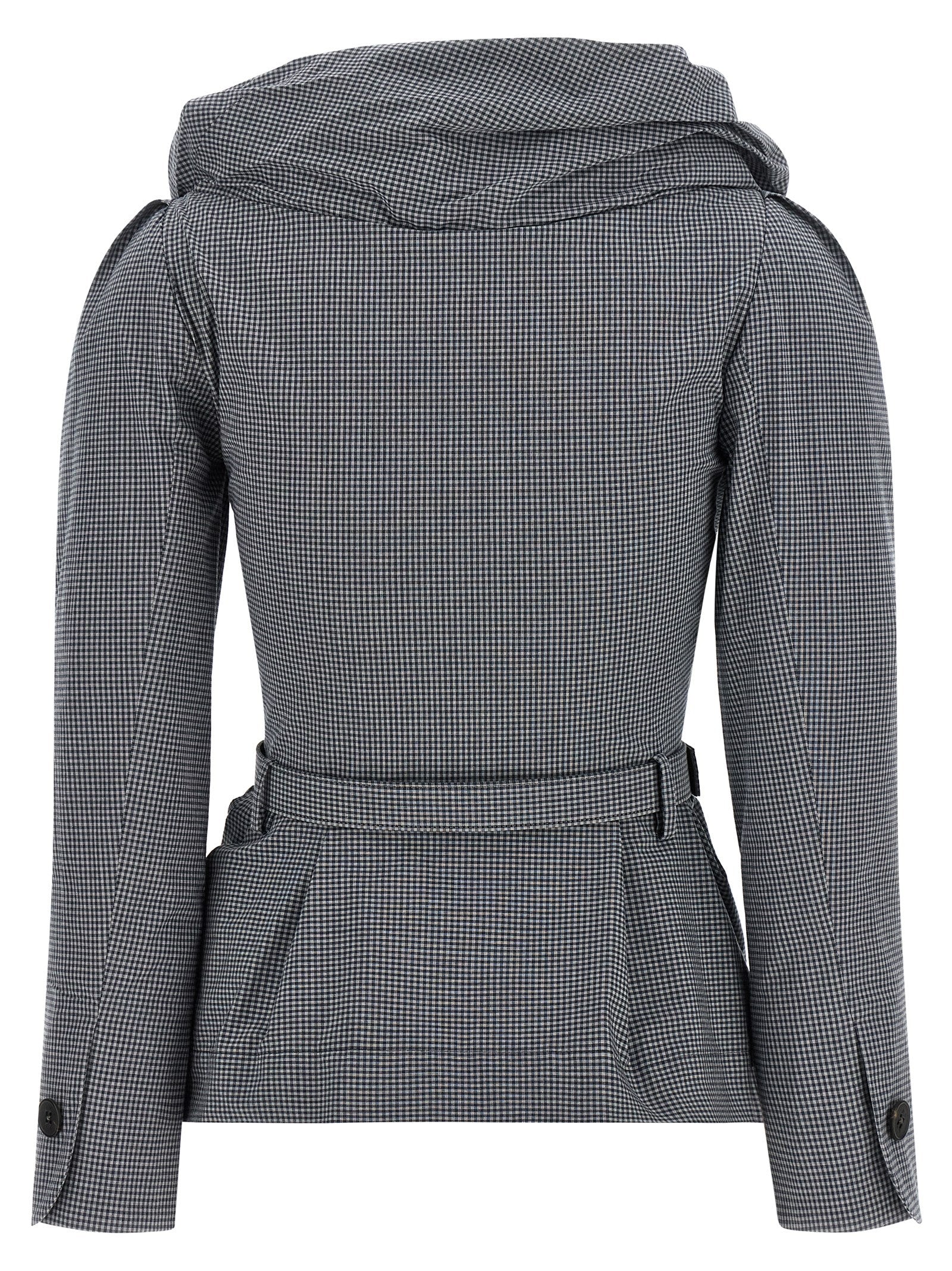 Kendall Blazer Gray Cotton Blazer, Suits