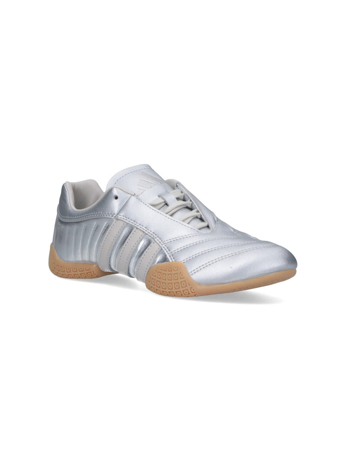 Adidas Sneakers Silver Leather