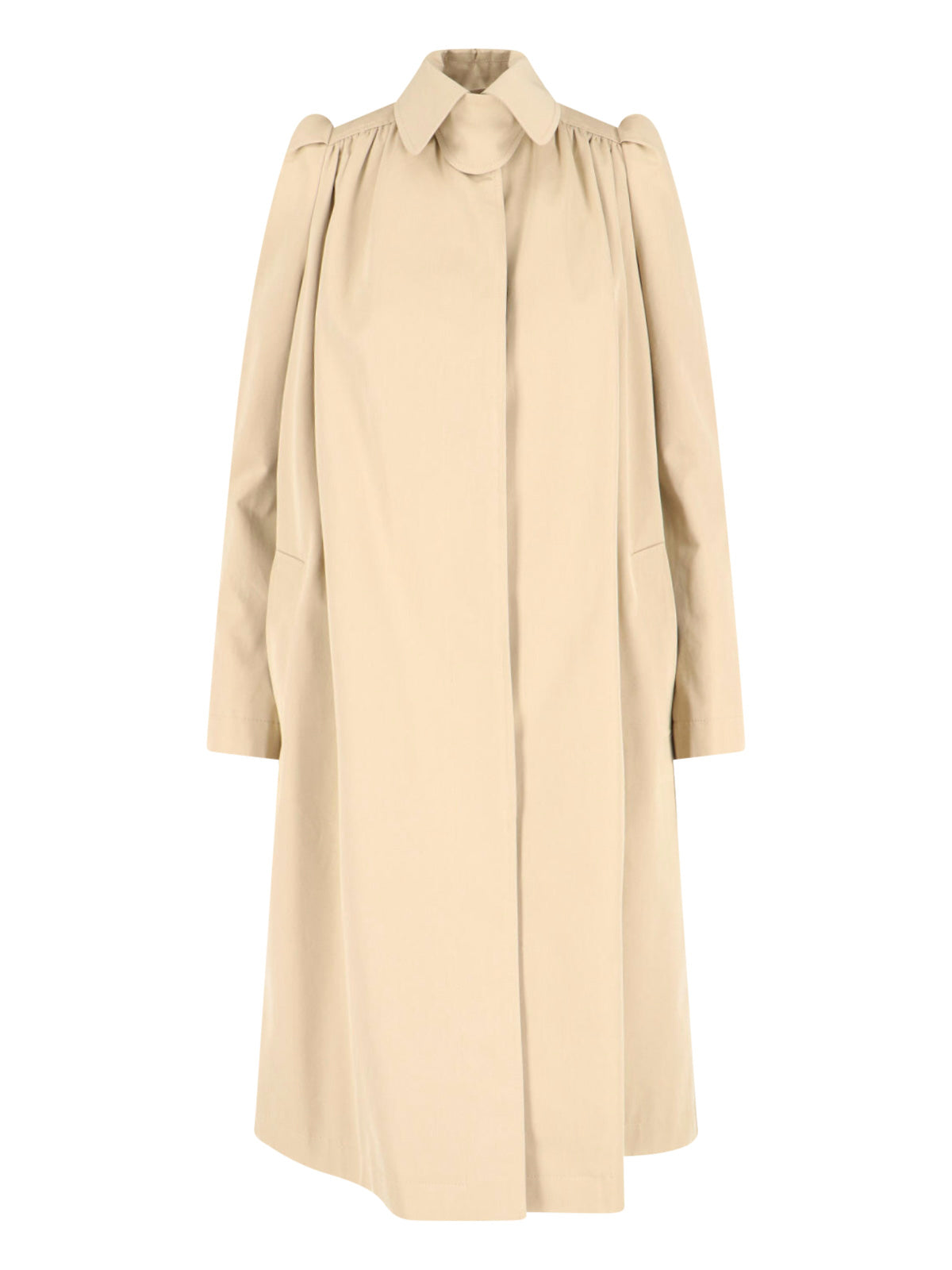Alexander McQueen Jackets Beige Cotton