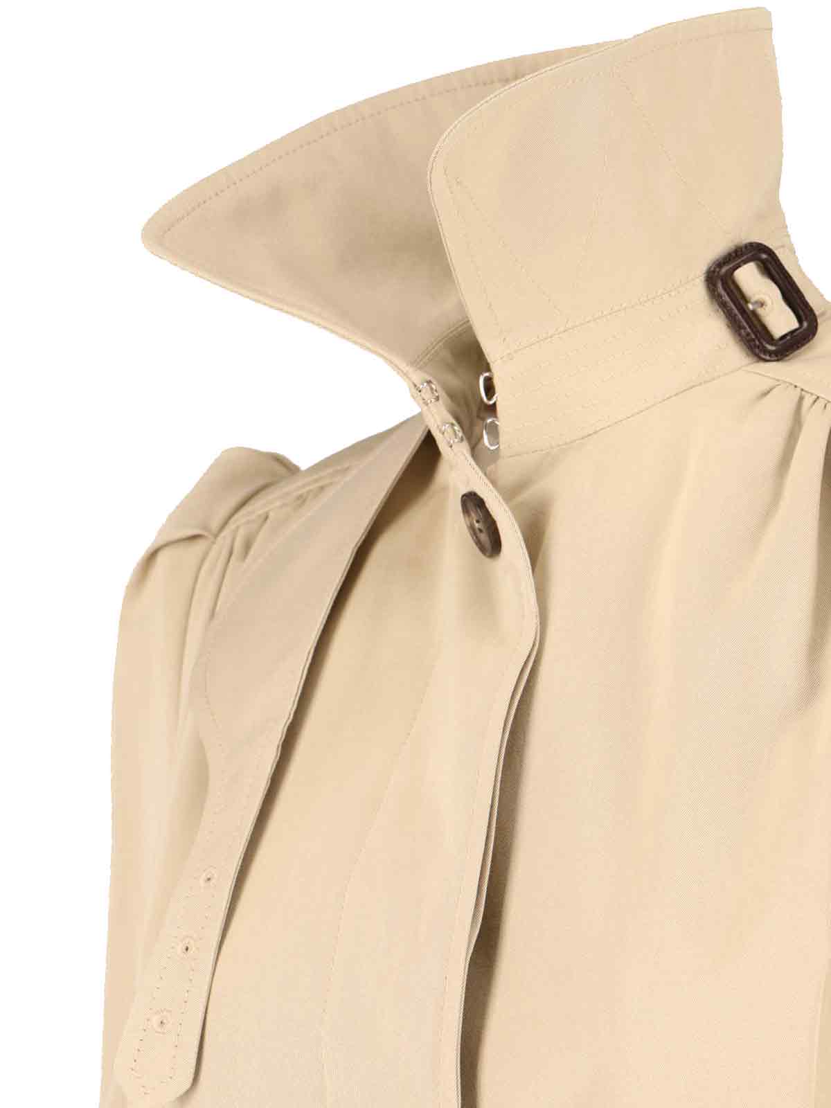 Alexander McQueen Jackets Beige Cotton
