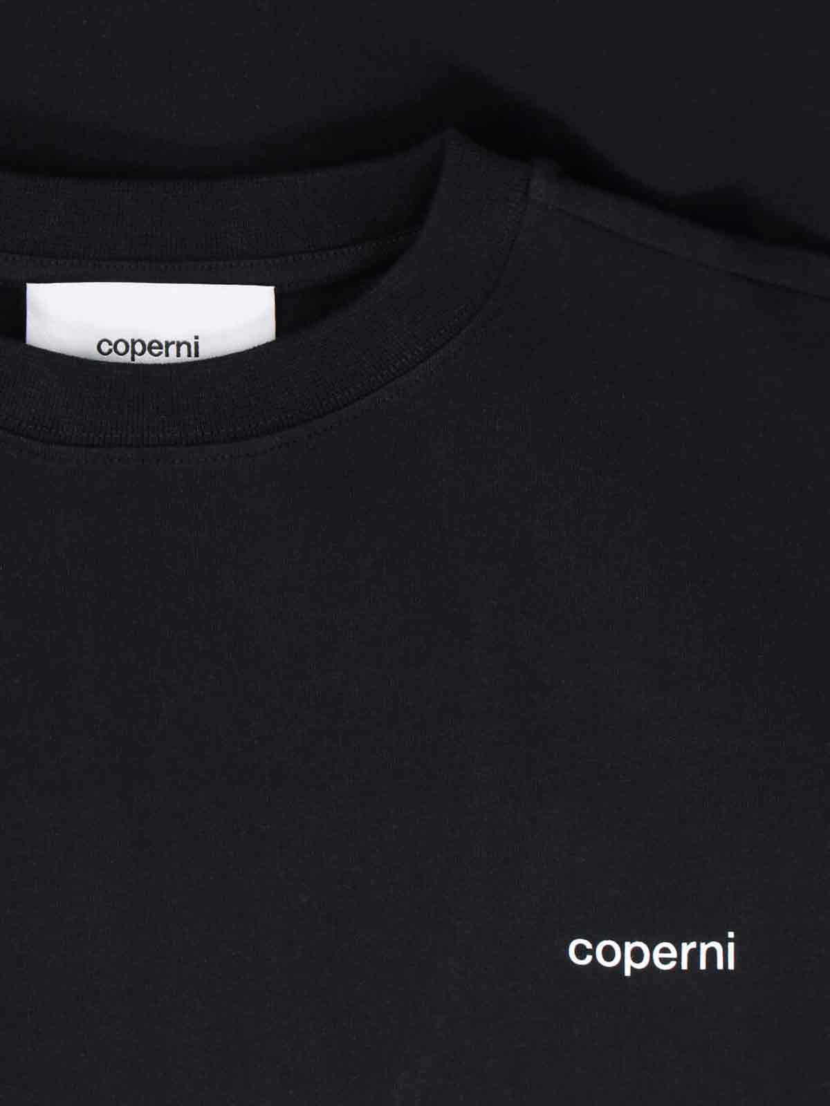 Coperni T-shirts and Polos Black Organic Cotton