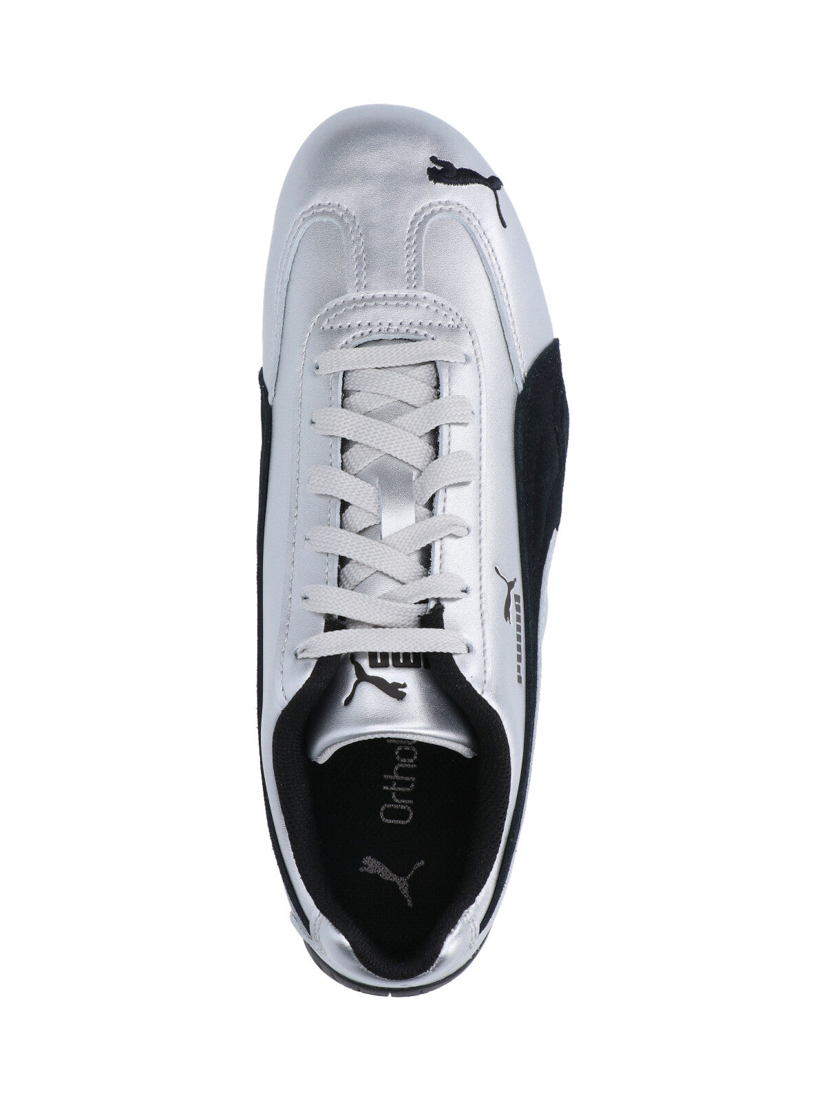 Puma Sneakers Silver Calf Leather