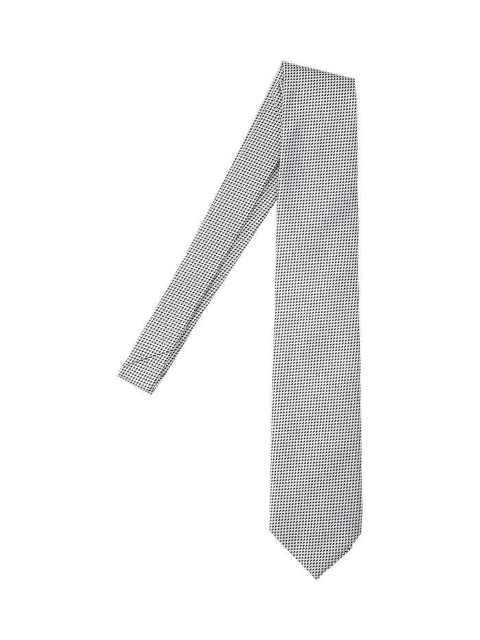 Tom Ford Ties Silver Mulberry Silk