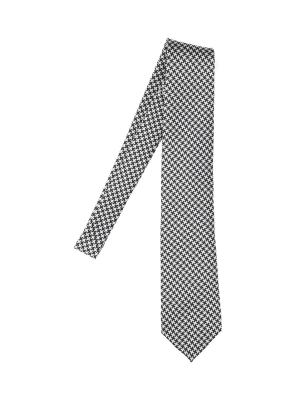 Tom Ford 100% mulberry silk necktie in silver