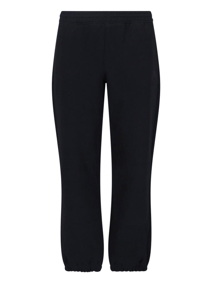 Burberry Trousers Black Cotton