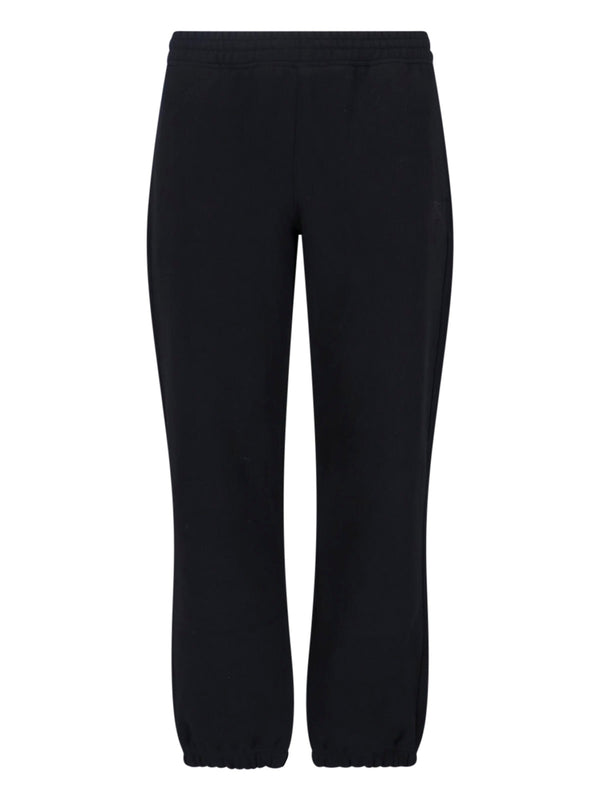 Burberry 100% Cotton joggers in black