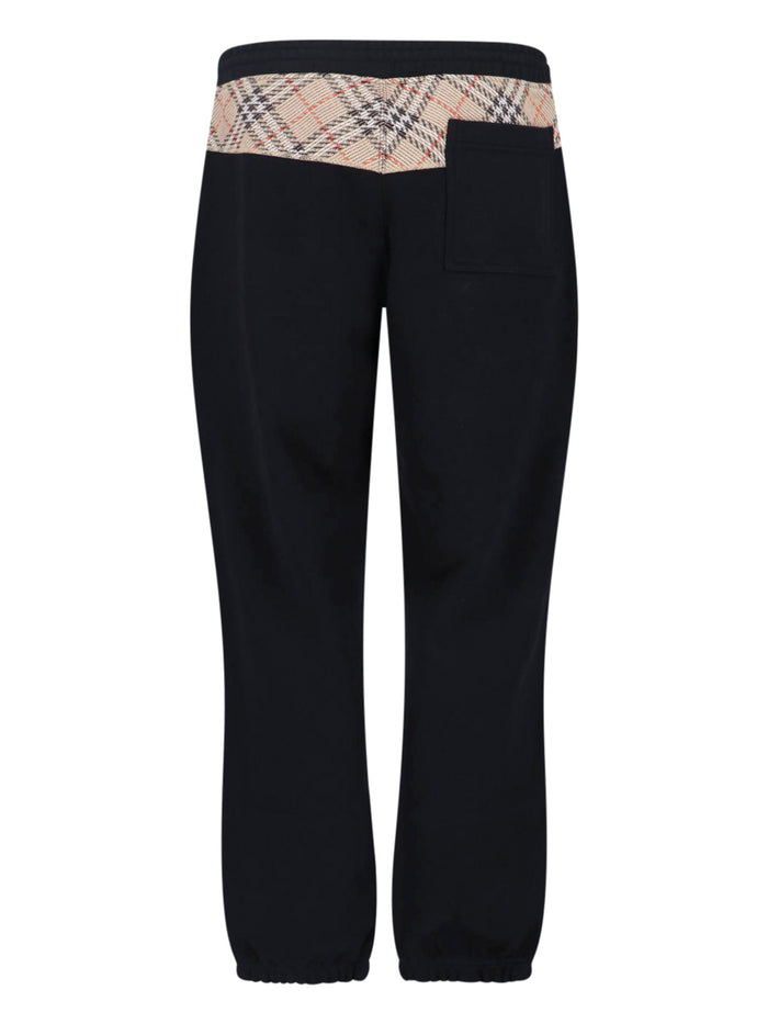 Burberry Trousers Black Cotton