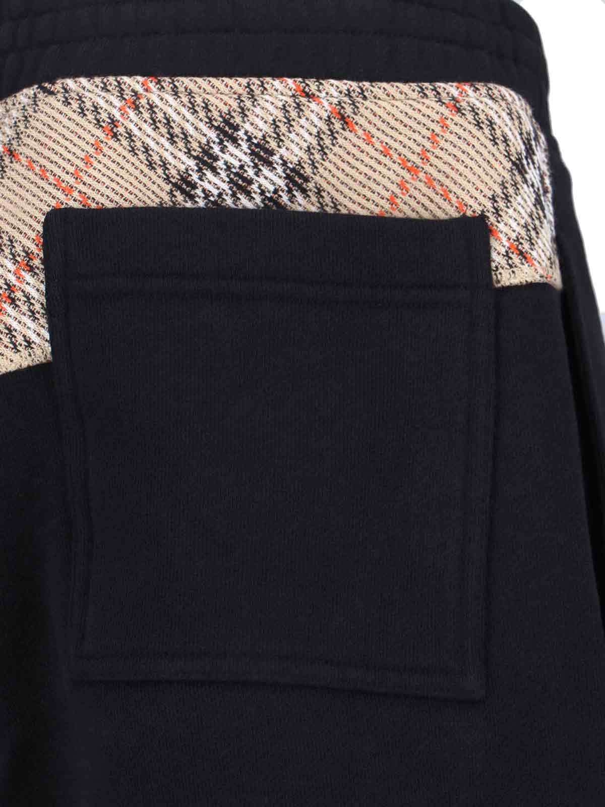 Burberry Trousers Black Cotton