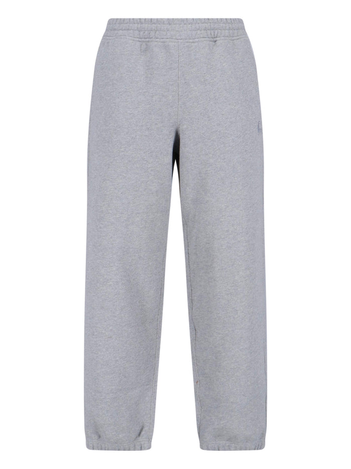 Burberry Trousers Grey Cotton