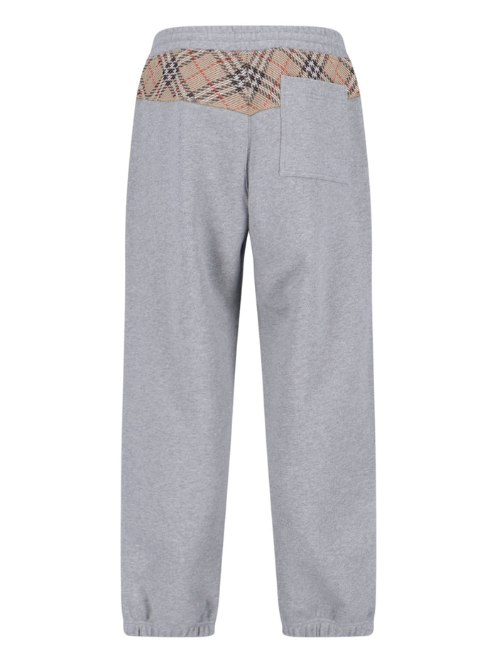 Burberry Trousers Grey Cotton