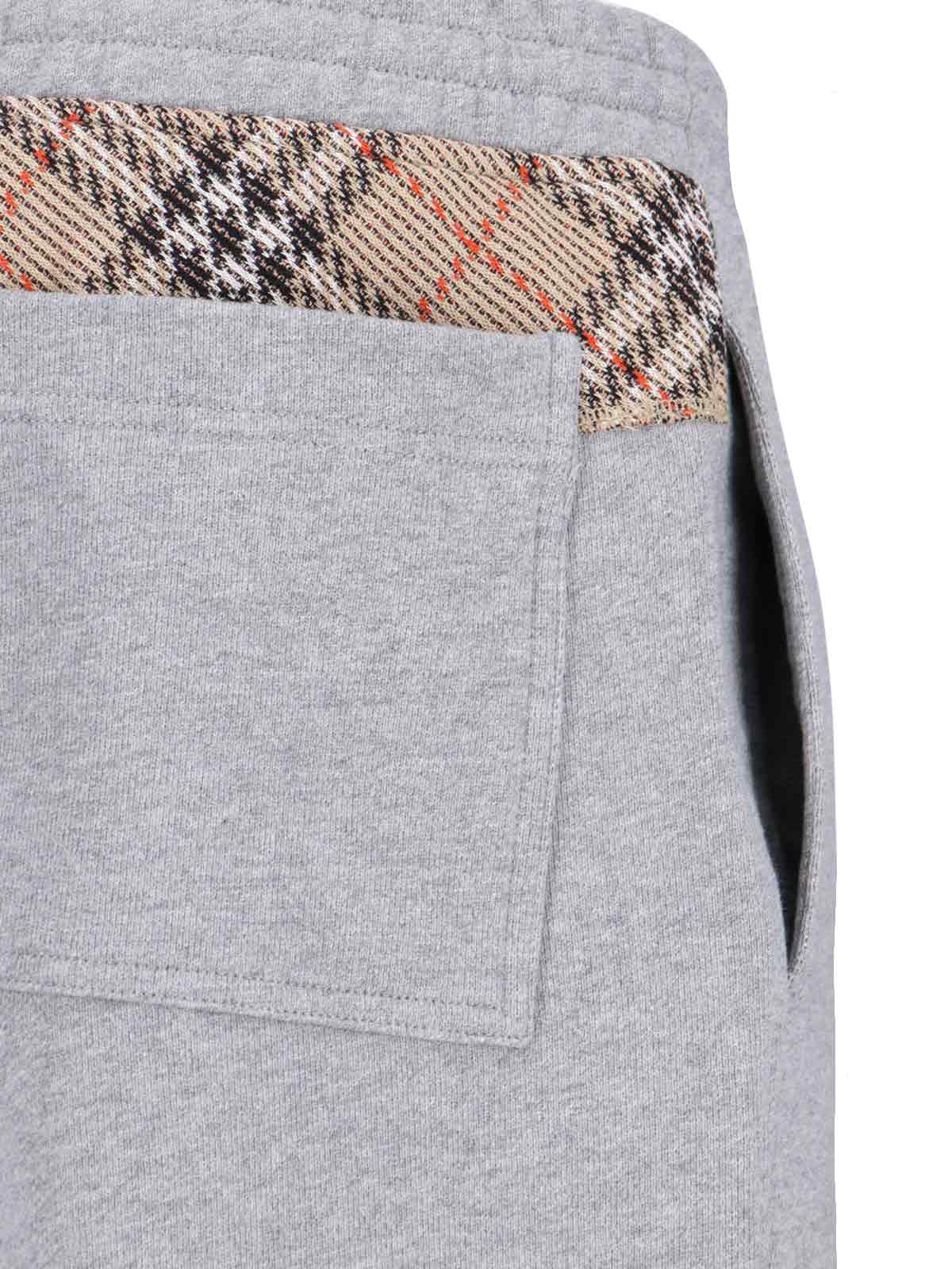 Burberry Trousers Grey Cotton