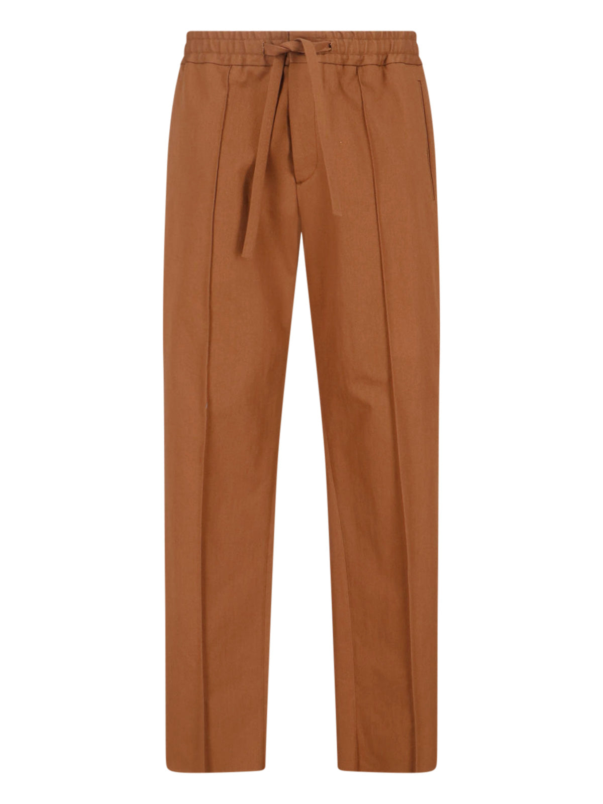 Valentino Trousers Brown Cotton