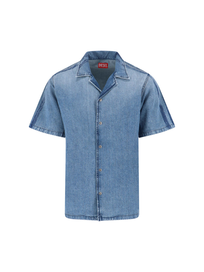 Diesel Shirts Blue Lyocell