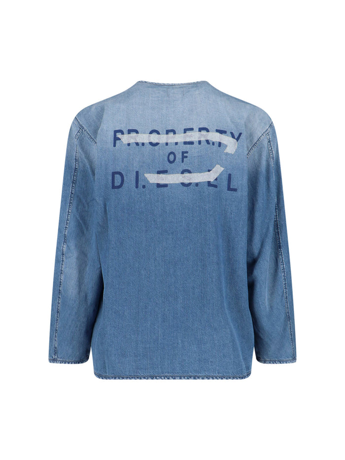 Diesel Shirts Blue Lyocell