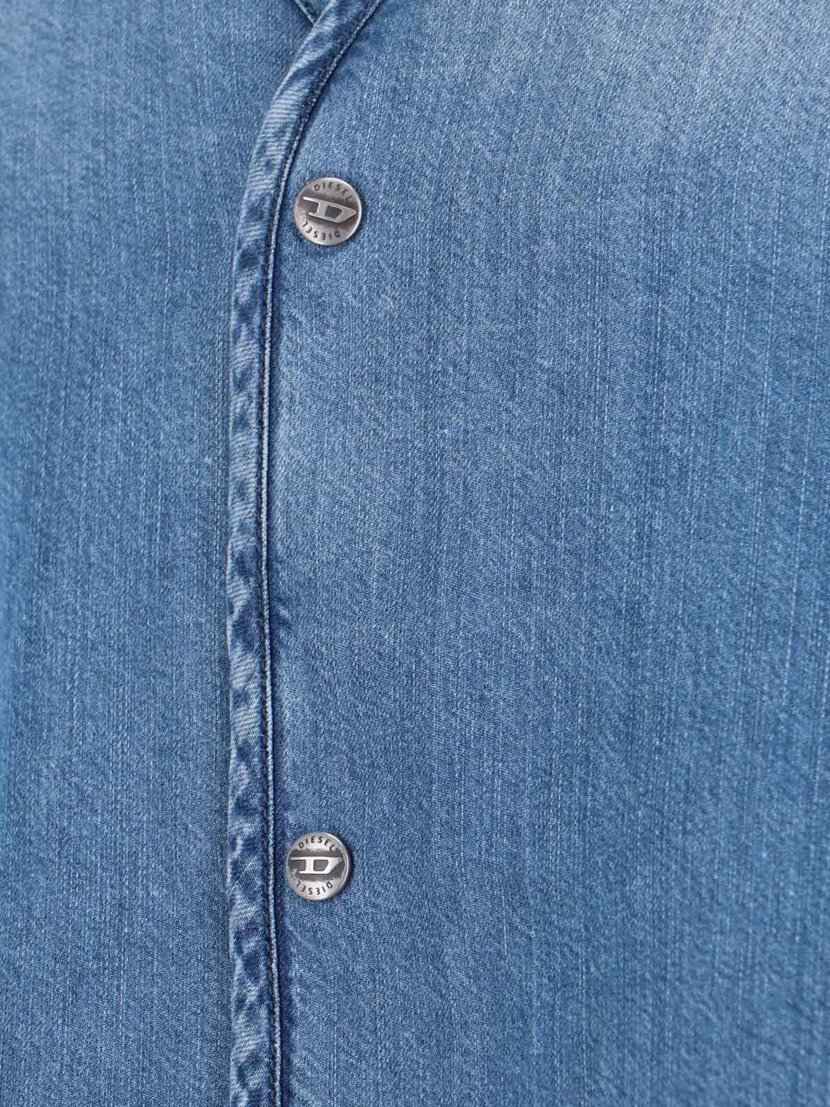 Diesel Shirts Blue Lyocell